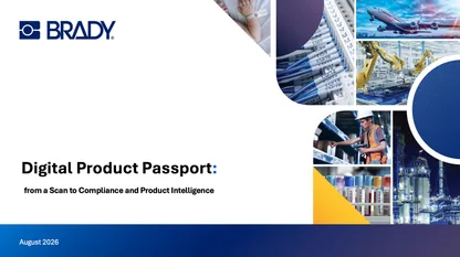 Cover of the Digital Product Passport brochure
